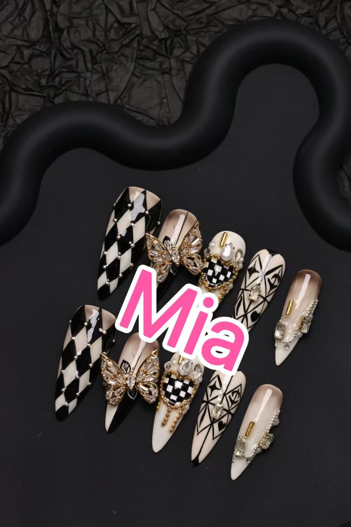 TJJ Handmade Custom Press‑On Nails