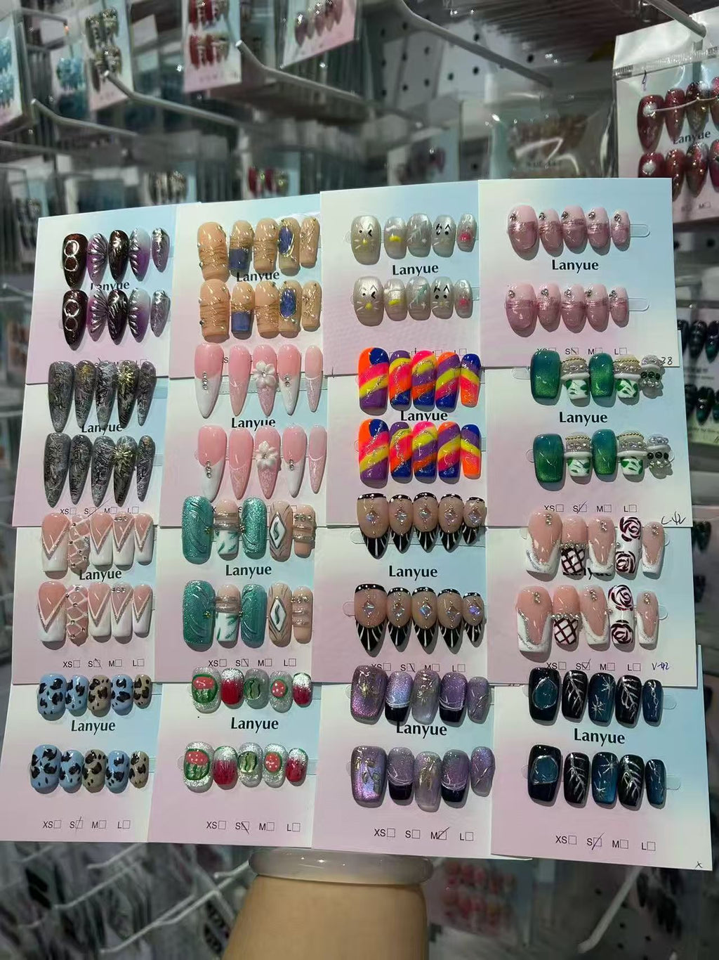 TJJ Press On Nails Factory Wholesale Bulk Handmade False Nails, Reusable Long Lasting Waterproof Fake Nail Tips, OEM Private Label Availabl