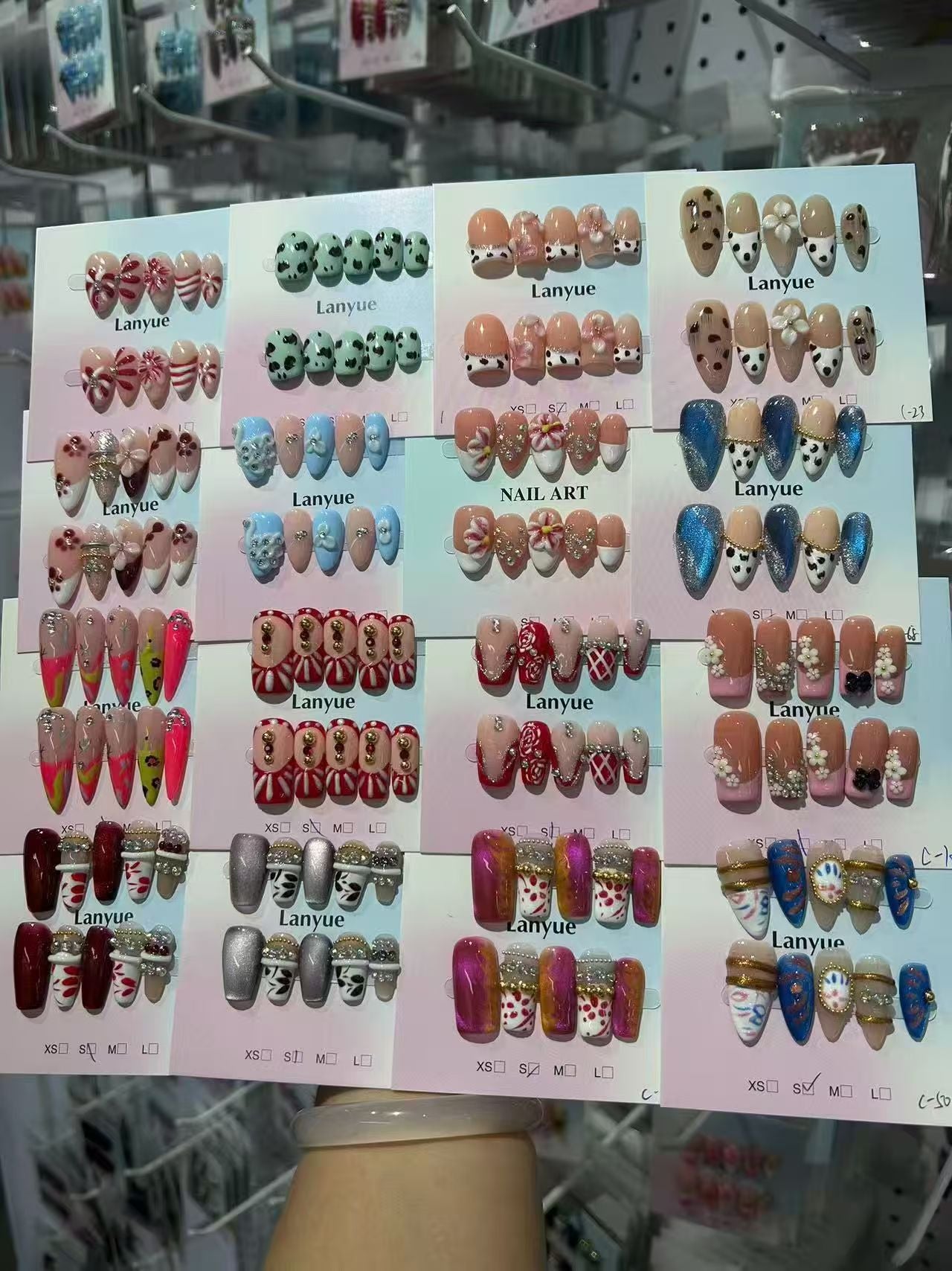TJJ Press On Nails Factory Wholesale Bulk Handmade False Nails, Reusable Long Lasting Waterproof Fake Nail Tips, OEM Private Label Availabl