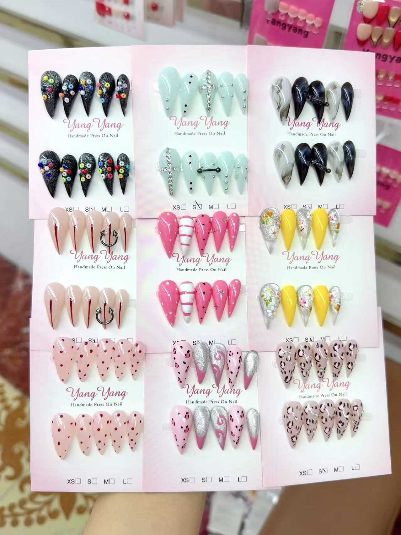 TJJ Handmade Custom Press‑On Nails