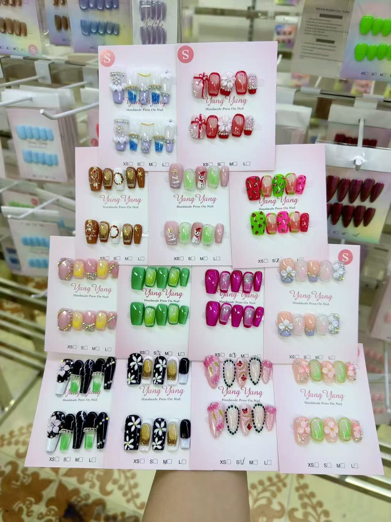 TJJ Handmade Custom Press‑On Nails