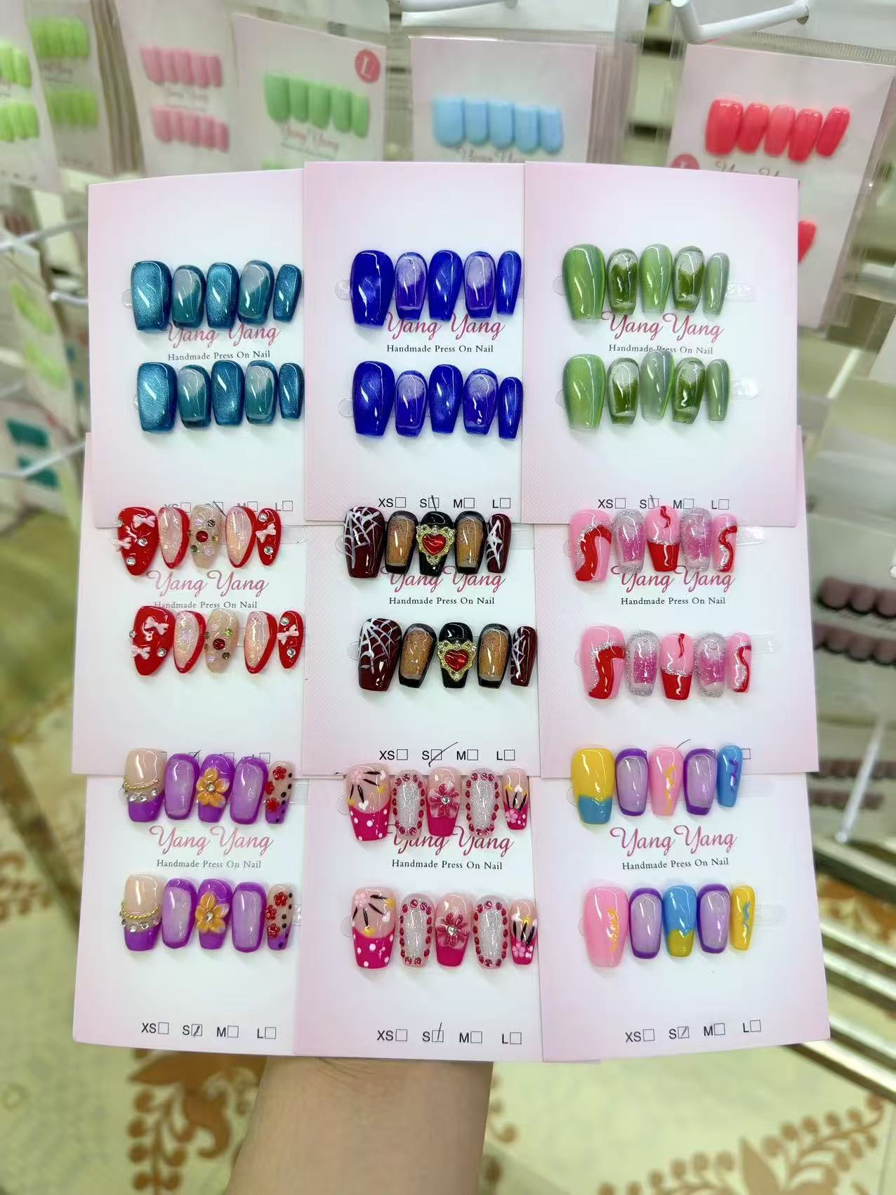 TJJ Handmade Custom Press‑On Nails