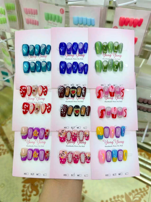 TJJ Handmade Custom Press‑On Nails