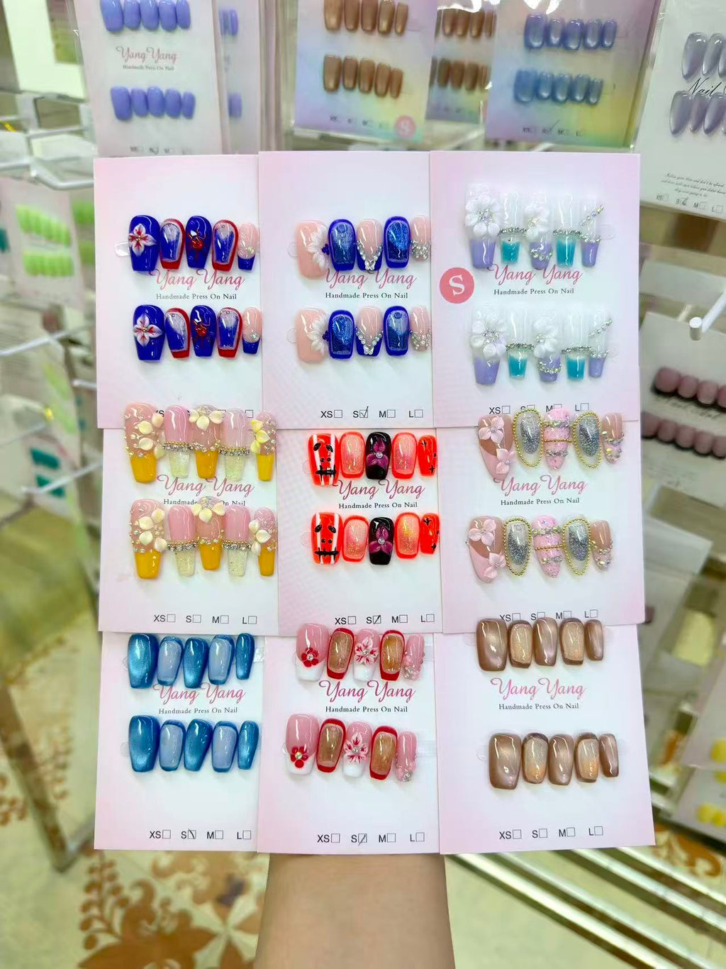 TJJ Handmade Custom Press‑On Nails