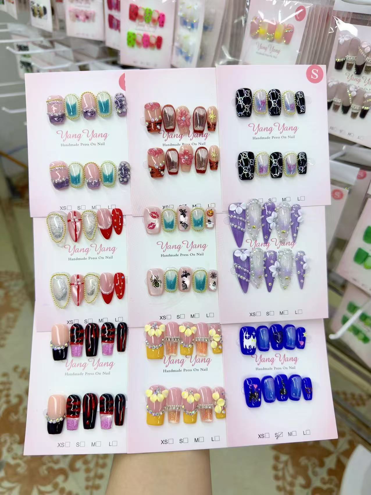 TJJ Handmade Custom Press‑On Nails