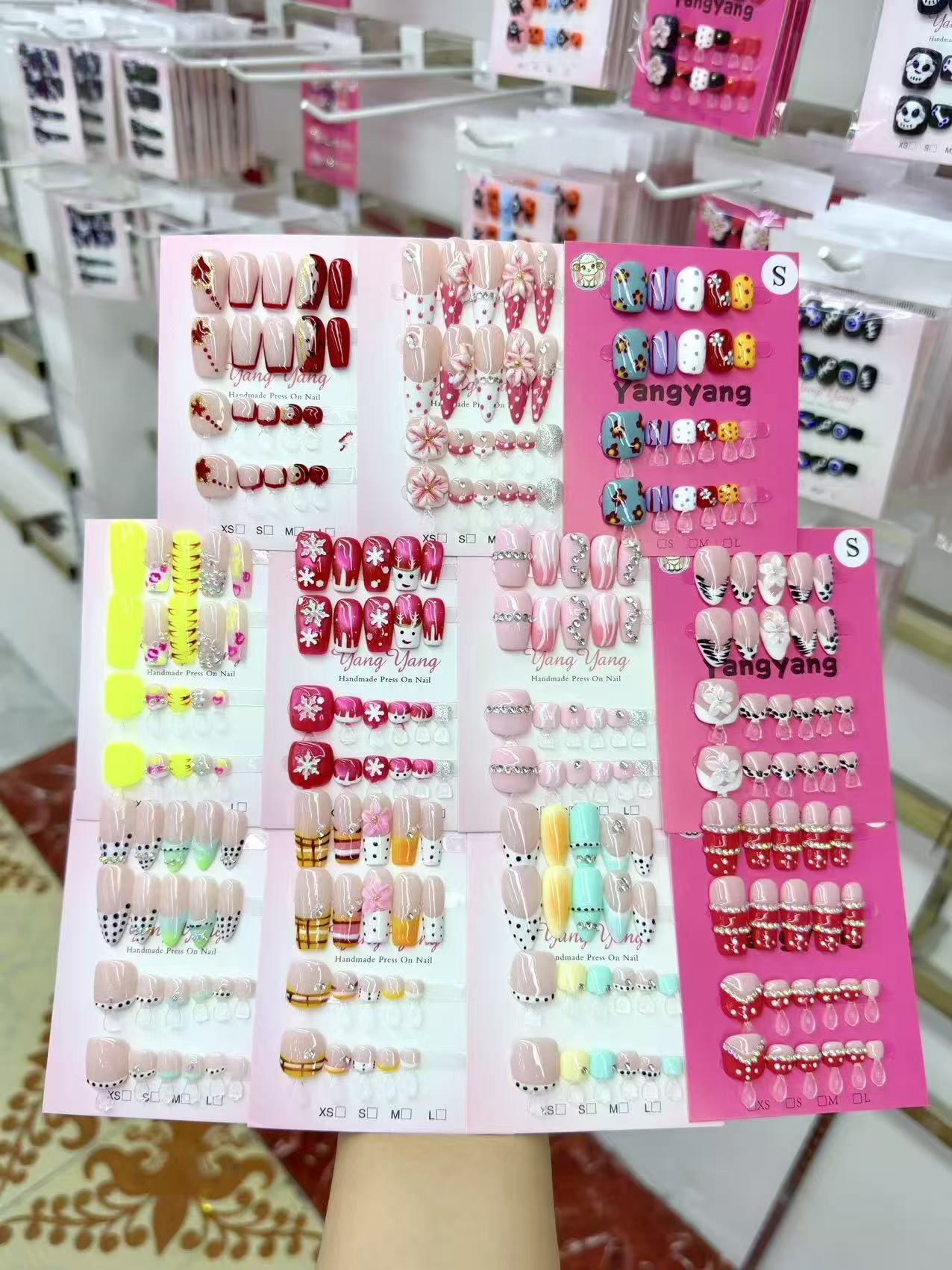 TJJ Handmade Custom Press‑On Nails