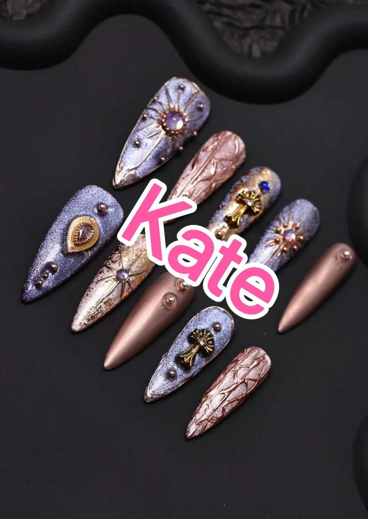 TJJ Handmade Custom Press‑On Nails