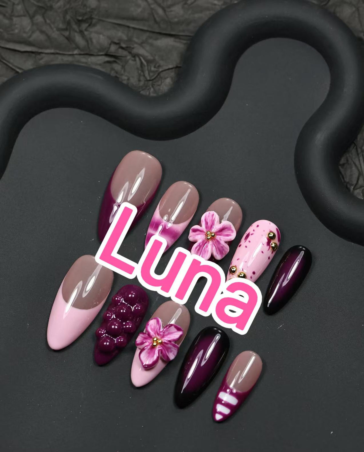 TJJ Handmade Custom Press‑On Nails
