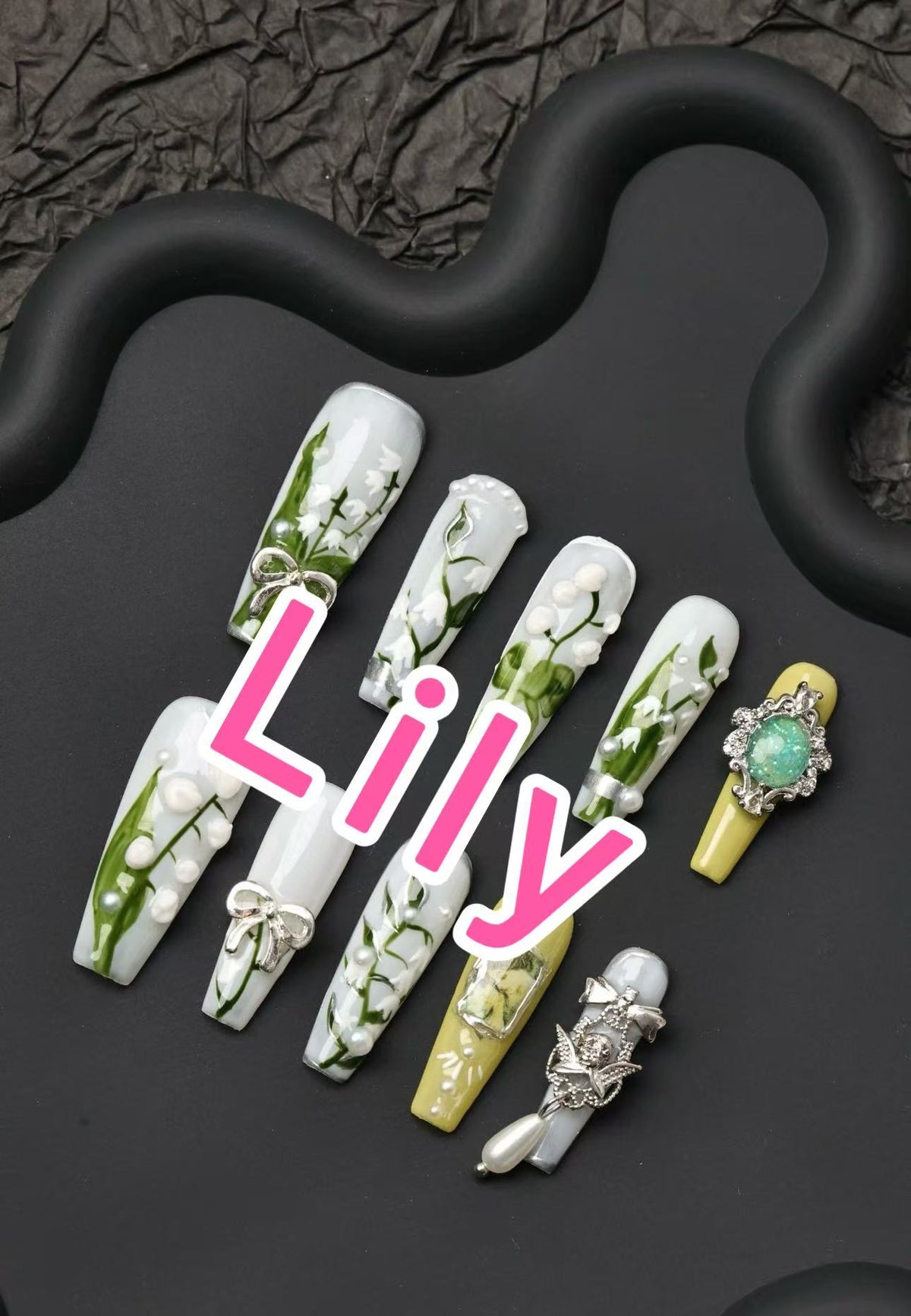TJJ Handmade Custom Press‑On Nails